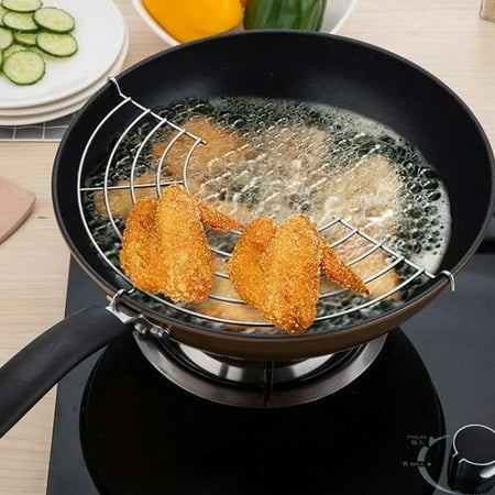 Mulanimo 1PC Stainless Steel Semicircle Heat Insulation Steam Rack Drain Oil Filter Rack Kitchen Gadgets
Mulanimo 1PC Stainless Steel Semicircle Heat Insulation Steam Rack Drain Oil Filter Rack Kitchen Gadgets