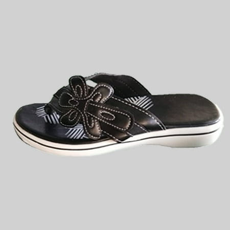 Kukoosong Flat Sandals Women Flip Flops for Women Shoes Flat Low-heeled Floral Flip Flops Sandals Casual Beach Slippers Black Size 35
Kukoosong Flat Sandals Women Flip Flops for Women Shoes Flat Low-heeled Floral Flip Flops Sandals Casual Beach Slippers Black Size 35