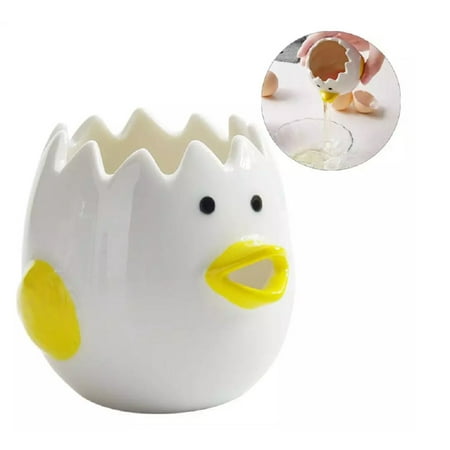 1 Pack Egg Yolk White Separator Cartoon Chicken Ceramic Egg Yolk White Divider Kitchen
1 Pack Egg Yolk White Separator Cartoon Chicken Ceramic Egg Yolk White Divider Kitchen