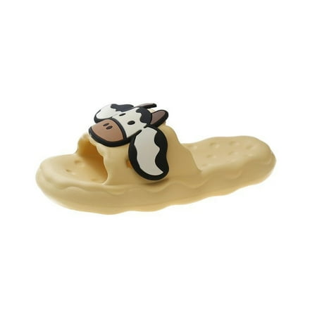 UHUYA Womens Sandals Pillow Slippers Home Couple Shoes Indoor Outside Soft Soled Cow Slippers Unisex Non Slip Soft Cartoon Thick Home Slippers Yellow 37
UHUYA Womens Sandals Pillow Slippers Home Couple Shoes Indoor Outside Soft Soled Cow Slippers Unisex Non Slip Soft Cartoon Thick Home Slippers Yellow 37