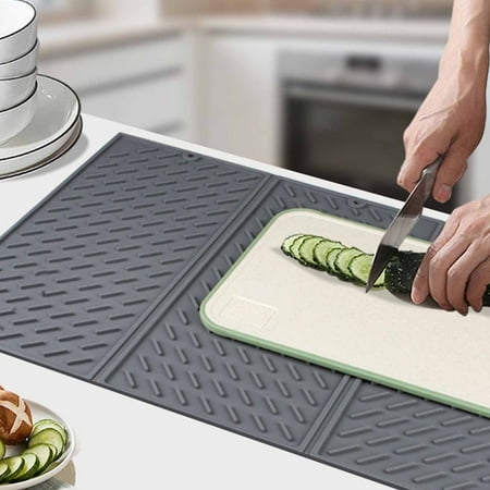 Trifold Tableware Drying Mat Anti-Slip Drip Tray Heat-Resistant for Kitchen Accessories Tool
Trifold Tableware Drying Mat Anti-Slip Drip Tray Heat-Resistant for Kitchen Accessories Tool