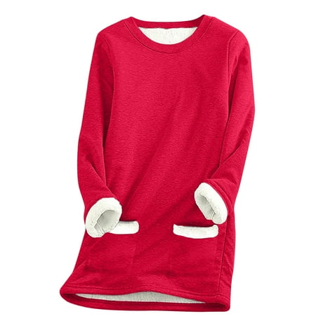 asdoklhq Maternity Clothes for Women Clearance Women s Round Neck Pocket Thickened Plush Warm Long Sleeve Tops
asdoklhq Maternity Clothes for Women Clearance Women s Round Neck Pocket Thickened Plush Warm Long Sleeve Tops