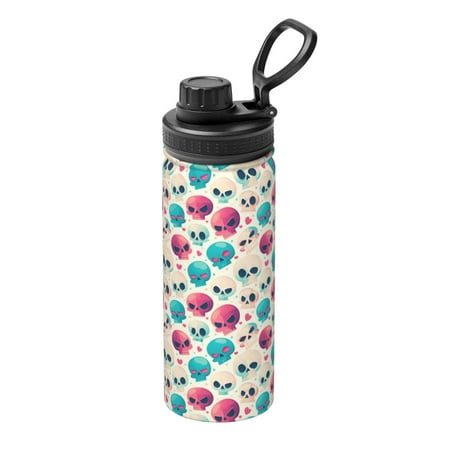 Ocsxa heart Skull cute Print 18oz Stainless Steel Water Bottle Unisex Water Bottle Insulated Sports Water Cup Flask for Cold Water Drinks/Sports/Travel/Car/School
Ocsxa heart Skull cute Print 18oz Stainless Steel Water Bottle Unisex Water Bottle Insulated Sports Water Cup Flask for Cold Water Drinks/Sports/Travel/Car/School