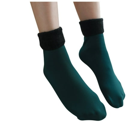 DENGDENG Women Winter Thick Soft Socks Thermal Warm Ankel High Socks