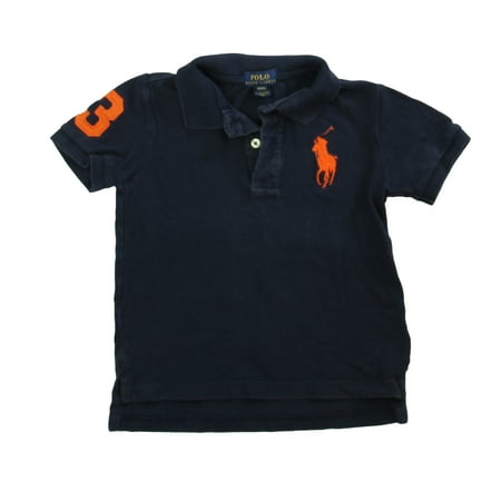 

Pre-owned Ralph Lauren Boys Navy Polo Shirt size: 4T