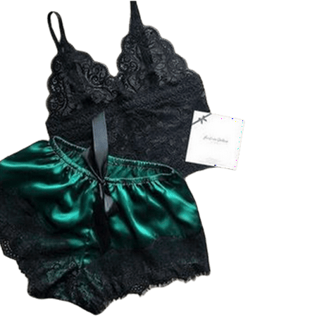 Kiapeise Women Sexy Pajamas Lingerie Set Lace Trim Sleeveless Strap Top and Shorts Pajama
Kiapeise Women Sexy Pajamas Lingerie Set Lace Trim Sleeveless Strap Top and Shorts Pajama