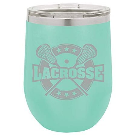 12 oz Double Wall Vacuum Insulated Stainless Steel Stemless Wine Tumbler Glass Coffee Travel Mug With Lid Lacrosse Vintage (Teal)
12 oz Double Wall Vacuum Insulated Stainless Steel Stemless Wine Tumbler Glass Coffee Travel Mug With Lid Lacrosse Vintage (Teal)