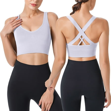 Womens Bras Solid Color Seamless Thin Belt Elastic Casual Bottom Yoga Bras for Women
Womens Bras Solid Color Seamless Thin Belt Elastic Casual Bottom Yoga Bras for Women