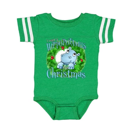 Inktastic I want a Hippopotamus for Christmas Gift Baby Boy or Baby Girl Bodysuit
Inktastic I want a Hippopotamus for Christmas Gift Baby Boy or Baby Girl Bodysuit