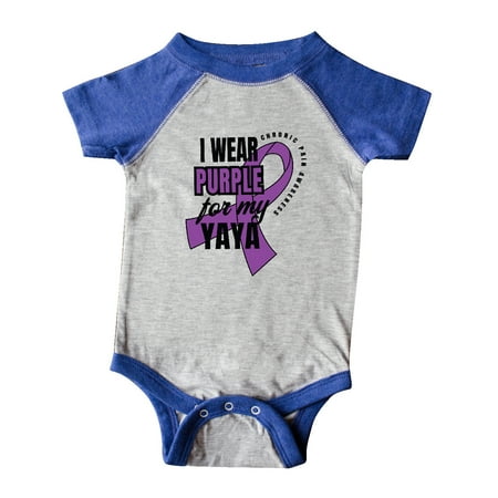 Inktastic Chronic Pain I Wear Purple For My Yaya Gift Baby Boy or Baby Girl Bodysuit
Inktastic Chronic Pain I Wear Purple For My Yaya Gift Baby Boy or Baby Girl Bodysuit