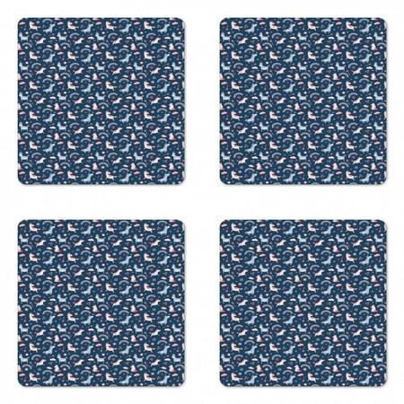 Animal Coaster Set of 4 Unicorn Party and Rainbows Interpretation Square Hardboard Gloss Coasters Standard Size Night Blue Multicolor by Ambesonne
Animal Coaster Set of 4 Unicorn Party and Rainbows Interpretation Square Hardboard Gloss Coasters Standard Size Night Blue Multicolor by Ambesonne
