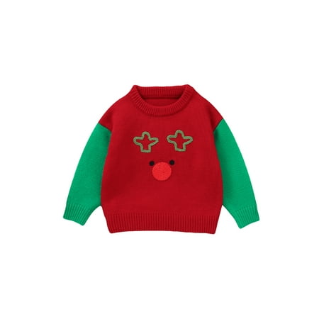 Bangyeer Toddler Baby Christmas Sweater Long Sleeve Warm Knit Pullover Jumper Fall Winter Clothes
Bangyeer Toddler Baby Christmas Sweater Long Sleeve Warm Knit Pullover Jumper Fall Winter Clothes
