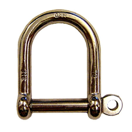3/16 Screw Pin Wide D Shackle Stainless Steel - Import