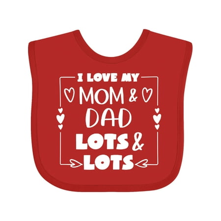Inktastic I Love My Mom and Dad Lots and Lots- Valentines Day Hearts Gift Baby Boy or Baby Girl Bib
Inktastic I Love My Mom and Dad Lots and Lots- Valentines Day Hearts Gift Baby Boy or Baby Girl Bib