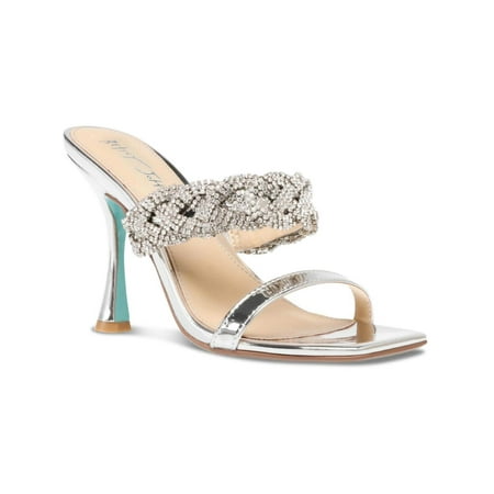 Betsey Johnson Womens LINA Studded Slide