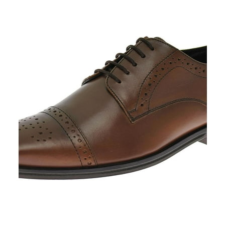Mens Dolce Brown Leather Comfort Dress Shoe Luciano Natazzi