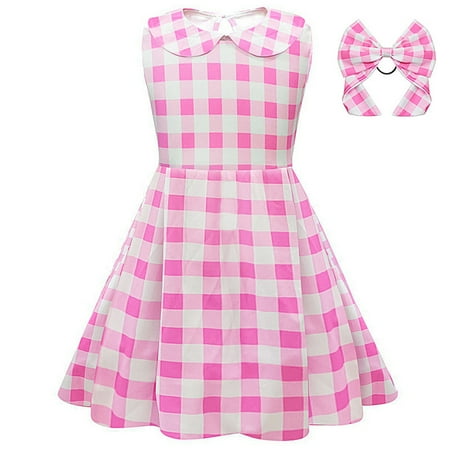 Youmylove Girls Pink Gingham Dress Movie Kids Party Fancy Plaid Dressess With Plaid Hair Bow 2Pcs
Youmylove Girls Pink Gingham Dress Movie Kids Party Fancy Plaid Dressess With Plaid Hair Bow 2Pcs