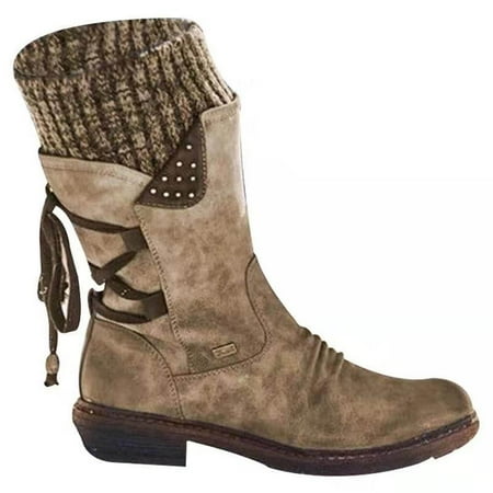 Inkach Autumn And Winter New Woolen Yarn Snow Boots Back Strap Plus Size Boots Women
Inkach Autumn And Winter New Woolen Yarn Snow Boots Back Strap Plus Size Boots Women