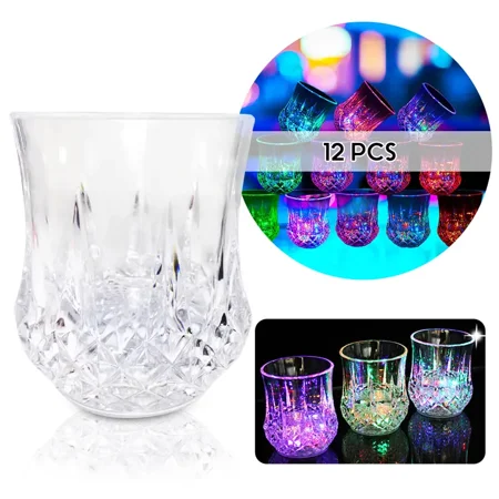 12pcs Fun Light Up Drinking Tumblers Drinking Glasses With LED Lights For Bar Nightclub Party Drink Multicolor For Christmas Birthday Wedding Sporting Event Festival
12pcs Fun Light Up Drinking Tumblers Drinking Glasses With LED Lights For Bar Nightclub Party Drink Multicolor For Christmas Birthday Wedding Sporting Event Festival