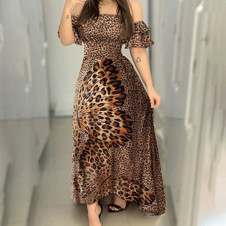 Butterfly Printed Dress Leopard Print High Waist Ruffled Sleeves Long Dress for Women Butterfly Printed Dress Leopard Print High Waist Ruffled Sleeves Long Dress L A
Butterfly Printed Dress Leopard Print High Waist Ruffled Sleeves Long Dress for Women Butterfly Printed Dress Leopard Print High Waist Ruffled Sleeves Long Dress L A