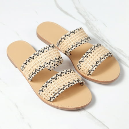 〖Yilirongyumm〗 Yellow 40 Slippers For Women Summer New Fashion Wild Flat Flat Woven Women Slippers
〖Yilirongyumm〗 Yellow 40 Slippers For Women Summer New Fashion Wild Flat Flat Woven Women Slippers