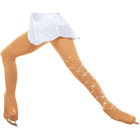 ChloeNoel Over the Boot Ice Skating Tights 8832 with Crystals