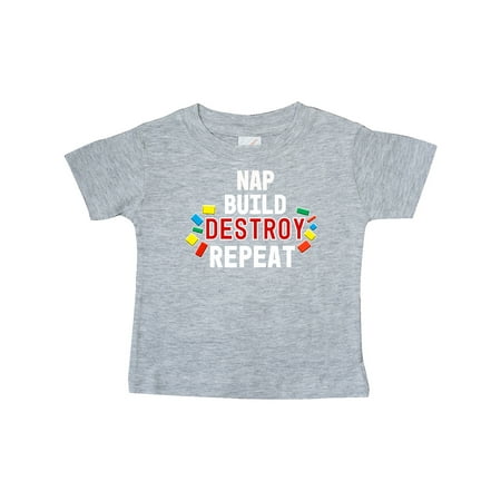 Inktastic Nap Build Destroy Repeat with Colorful Building Blocks Gift Baby Boy or Baby Girl T-Shirt
Inktastic Nap Build Destroy Repeat with Colorful Building Blocks Gift Baby Boy or Baby Girl T-Shirt