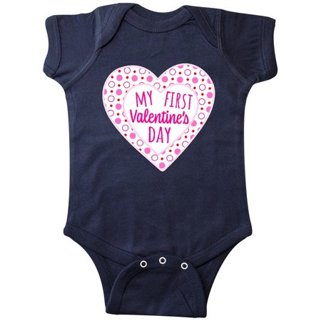 Inktastic My First Valentine s Day Pink Heart and Dots Gift Baby Boy or Baby Girl Bodysuit
Inktastic My First Valentine s Day Pink Heart and Dots Gift Baby Boy or Baby Girl Bodysuit