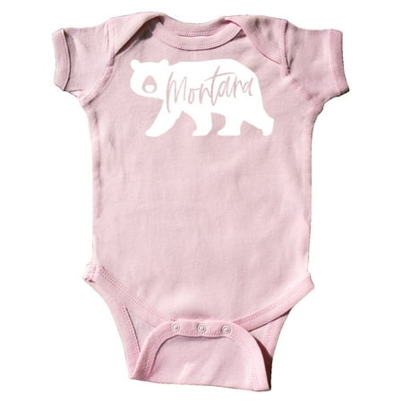 Inktastic Montana White Bear Silhouette Gift Baby Boy or Baby Girl Bodysuit 
Inktastic Montana White Bear Silhouette Gift Baby Boy or Baby Girl Bodysuit