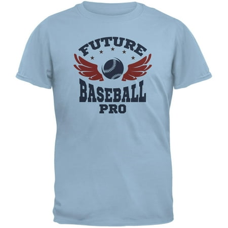 Future Baseball Pro Light Blue Youth T-Shirt
