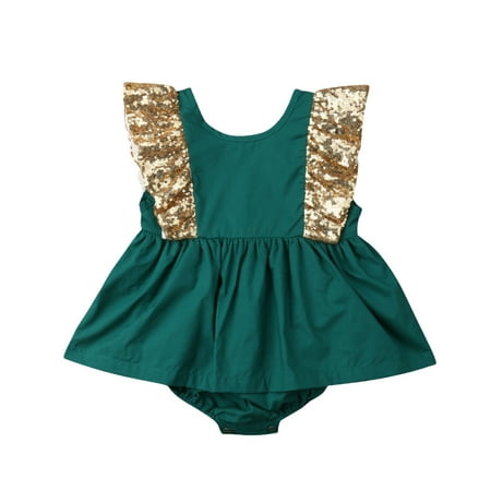 Mxiqqpltky Newborn Baby Girls Summer Romper Sequins Fly Sleeve Jumpsuit Back Bowknot Bodysuit Playsuit
Mxiqqpltky Newborn Baby Girls Summer Romper Sequins Fly Sleeve Jumpsuit Back Bowknot Bodysuit Playsuit