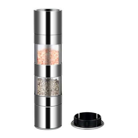 jinsenhg Manual Pepper Grinder Adjustable Spice Mill 2 in 1 Bottle Household Restaurant Kitchen Cooking Grinding Accessories 2-Layer
jinsenhg Manual Pepper Grinder Adjustable Spice Mill 2 in 1 Bottle Household Restaurant Kitchen Cooking Grinding Accessories 2-Layer