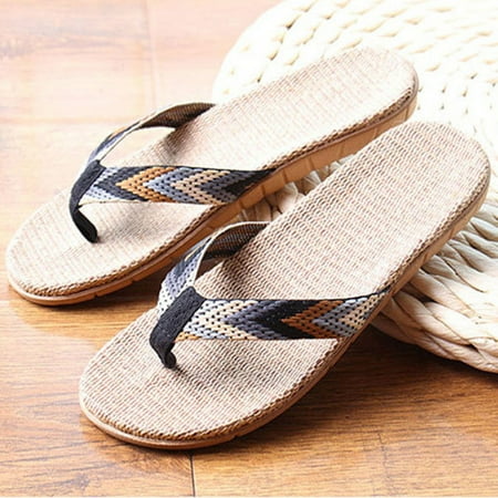 TANGNADE Linen Slippers Flower Clips Ladies Men s Beach Slippers Non-slip Home Slippers
TANGNADE Linen Slippers Flower Clips Ladies Men s Beach Slippers Non-slip Home Slippers