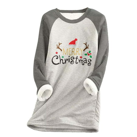 Women s Christmas Winter Plush Tops Cute Christmas Print Warm Long Sleeve Pullover Casual Loose Home Pajamas Yoga Clothes
Women s Christmas Winter Plush Tops Cute Christmas Print Warm Long Sleeve Pullover Casual Loose Home Pajamas Yoga Clothes