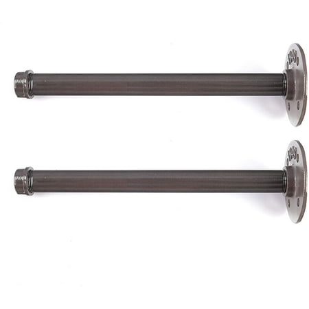 ATT Rustic Floating Shelf Brackets Industrial Iron Pipe Shelf Brackets 25mm Diameter 2 Pack In Grey
ATT Rustic Floating Shelf Brackets Industrial Iron Pipe Shelf Brackets 25mm Diameter 2 Pack In Grey