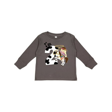 Inktastic I m Two-cowgirl Riding Horse Birthday Gift Toddler Toddler Girl Long Sleeve T-Shirt
Inktastic I m Two-cowgirl Riding Horse Birthday Gift Toddler Toddler Girl Long Sleeve T-Shirt