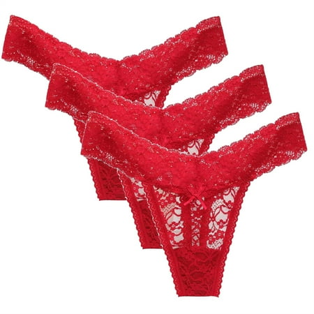 Women Lace Underwear Seamless Ladies Panties Sexy Tanga Panties Comfort Low-rise Briefs Triangle thong 3 Pack
Women Lace Underwear Seamless Ladies Panties Sexy Tanga Panties Comfort Low-rise Briefs Triangle thong 3 Pack