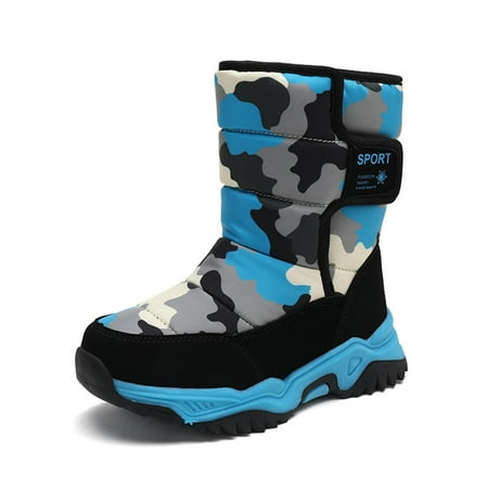 Boys Girls Snow Boots Toddler Outdoor Winter Warm Waterproof Anti-Slip Anti-Collision Calf Hight Slip Resistant Cold Weather Fur Lined Shoes Skiing Bootie (Toddler/Little Kid/Big Kid) Sky Blue 31
Boys Girls Snow Boots Toddler Outdoor Winter Warm Waterproof Anti-Slip Anti-Collision Calf Hight Slip Resistant Cold Weather Fur Lined Shoes Skiing Bootie (Toddler/Little Kid/Big Kid) Sky Blue 31
