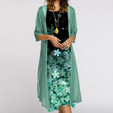 Shpwfbe Summer Dresses For Women 2023 Two Piece Outfits For Women Women Casual Dress Vacation Floral Chiffon Sleeveless Maxi Dress Two P
Shpwfbe Summer Dresses For Women 2023 Two Piece Outfits For Women Women Casual Dress Vacation Floral Chiffon Sleeveless Maxi Dress Two P