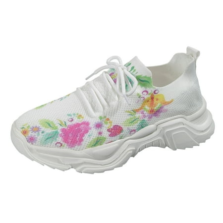 Savings Clearance 2023! Ladies Fashion Breathable Mesh Floral Print Lace Up Thick Sole Casual Sports Shoes
Savings Clearance 2023! Ladies Fashion Breathable Mesh Floral Print Lace Up Thick Sole Casual Sports Shoes