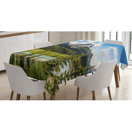 Americana Landscape Decor Tablecloth Canadian Cliffs High Tops and Ranges in Spring Day Panorama Image Rectangular Table Cover for Dining Room Kitchen 52 X 70 Inches Green Blue by Ambesonne
Americana Landscape Decor Tablecloth Canadian Cliffs High Tops and Ranges in Spring Day Panorama Image Rectangular Table Cover for Dining Room Kitchen 52 X 70 Inches Green Blue by Ambesonne