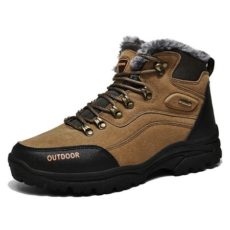 Men‘s Warm Fleece Thermal Shoes Anti-skid Cozy Snow Boots Hiking Boots Winter
Men‘s Warm Fleece Thermal Shoes Anti-skid Cozy Snow Boots Hiking Boots Winter