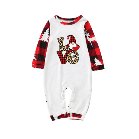 Matching Family Pajamas Sets Christmas Pjs Sleepwear Cute Gnome Printed Top with Plaid Bottom Holiday Casual Jammies
Matching Family Pajamas Sets Christmas Pjs Sleepwear Cute Gnome Printed Top with Plaid Bottom Holiday Casual Jammies