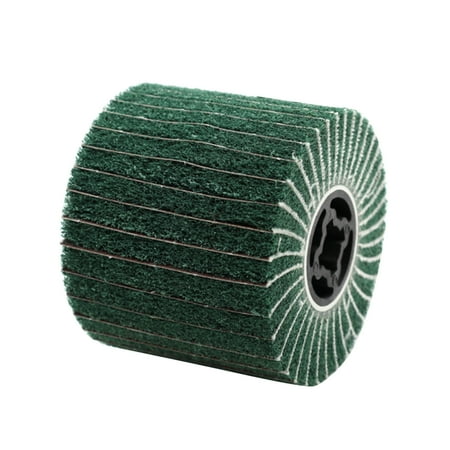 Andoer Non-woven Wire Drawing Polishing Burnishing Wheel Stainless Steel Core Wire Polishing Wheel Flap Brush for MetalAluminumCopper Surface Treatments
Andoer Non-woven Wire Drawing Polishing Burnishing Wheel Stainless Steel Core Wire Polishing Wheel Flap Brush for MetalAluminumCopper Surface Treatments