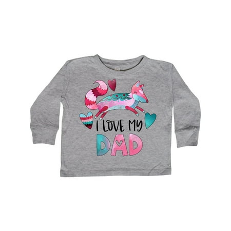 Inktastic I Love My Dad Pink and Blue Fox with Hearts Gift Toddler Boy or Toddler Girl Long Sleeve T-Shirt
Inktastic I Love My Dad Pink and Blue Fox with Hearts Gift Toddler Boy or Toddler Girl Long Sleeve T-Shirt