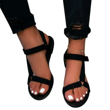 Women Flat Sandals Open Toe Breathable Anti-slip Casual for Summer Beach Outdoor New
Women Flat Sandals Open Toe Breathable Anti-slip Casual for Summer Beach Outdoor New