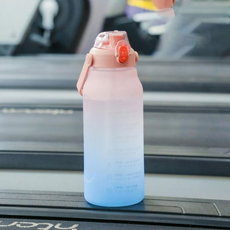 Straw Sports Water Bottle Portable Water Bottle 2L Large Capacity Water Bottle Frosted Gradient Water Bottle Leak-proof Water Bottle with Time Scale for Home Office School Travel Gym
Straw Sports Water Bottle Portable Water Bottle 2L Large Capacity Water Bottle Frosted Gradient Water Bottle Leak-proof Water Bottle with Time Scale for Home Office School Travel Gym