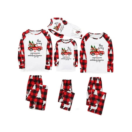 Wrcnote Mommy Dad Child Long Sleeve Letters Printed Nightwear Casual Holiday Car Print PJ Sets Elastic Waist Sleepwear White Child-8-9Y
Wrcnote Mommy Dad Child Long Sleeve Letters Printed Nightwear Casual Holiday Car Print PJ Sets Elastic Waist Sleepwear White Child-8-9Y
