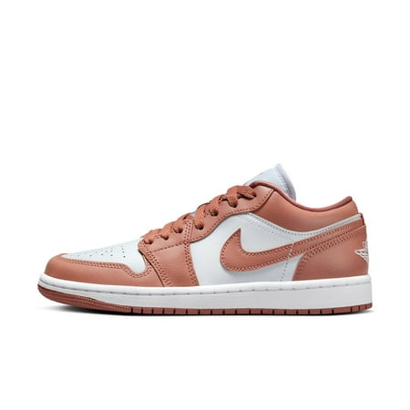 Women's Jordan 1 Low Pure Platinum/Sky J Orange (DC0774 080) - 7