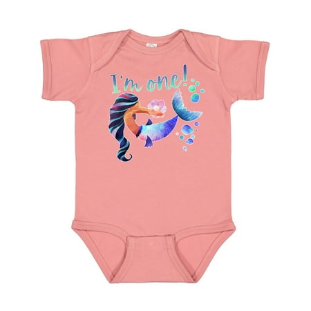 Inktastic I m One! 1st Birthday Pink and Blue Mermaid Gift Baby Boy or Baby Girl Bodysuit
Inktastic I m One! 1st Birthday Pink and Blue Mermaid Gift Baby Boy or Baby Girl Bodysuit